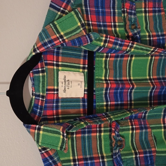 ABERCROMBIE & FITCH Unisex Flannel XS - Picture 2 of 4